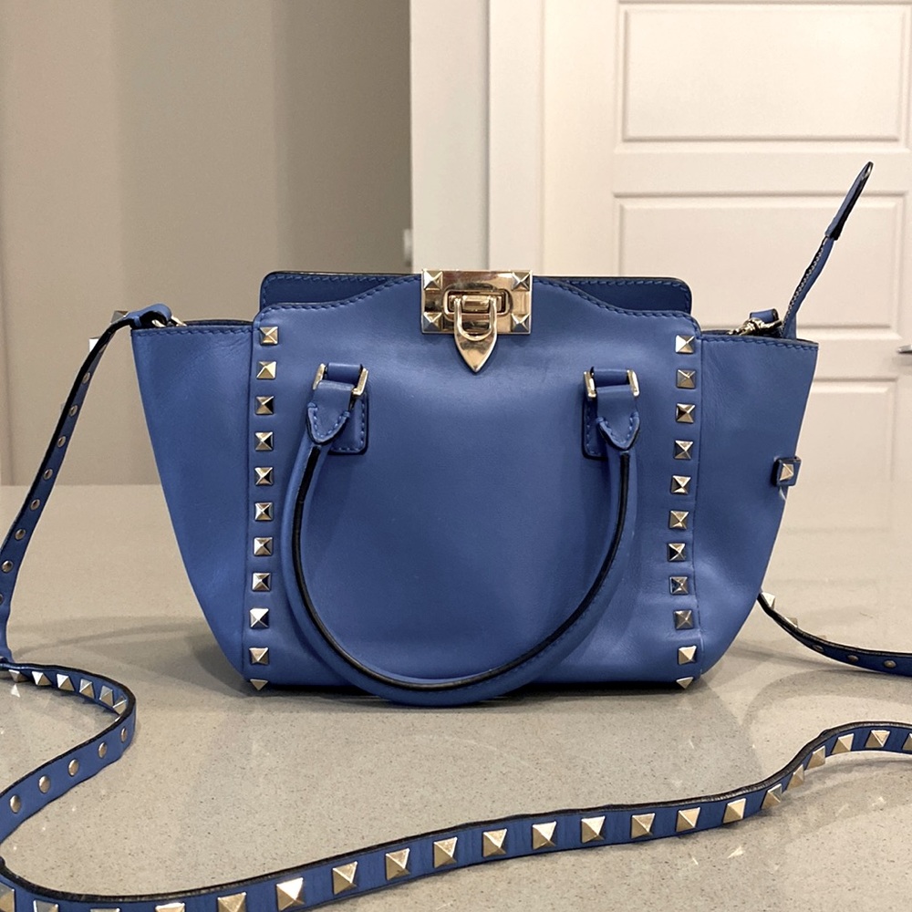 Valentino | MINI ROCKSTUD GRAINY CALFSKIN BAG